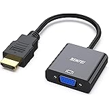 BENFEI HDMI to VGA, Gold-Plated HDMI to VGA Adapter (Male to Female) Compatible for Computer, Desktop, Laptop, PC, Monitor, P