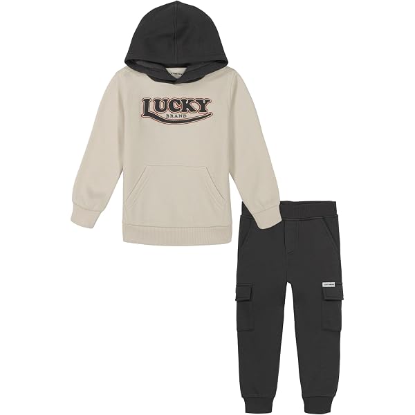Lucky Brand 2pc Jersey T-shirt & Fleece Pant Pajama Gift Set In Blue