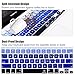 Keyboard Cover Compatible with MacBook Pro 13” 15” (2015 or Older Model) /MacBook Air 13 A1369 A1466 Keyboard (!!!Not Compatible with 2016-2018 New MacBook Pro 13 15) US Layout -Ombre Blue