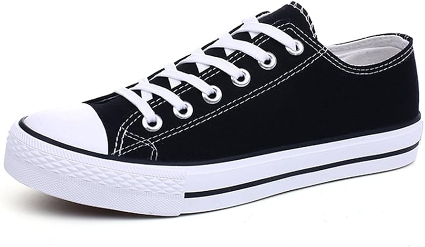 Amazon イノヤ キャンバスシューズ ローカット メンズ スケートボードシューズ 学生 レースアップ スニーカー シューズ カジュアル靴 くつ 男性用 白の靴 スケートシューズ 白色 黒 青色 通気性 おしゃれ イノヤシューズ スケートボード