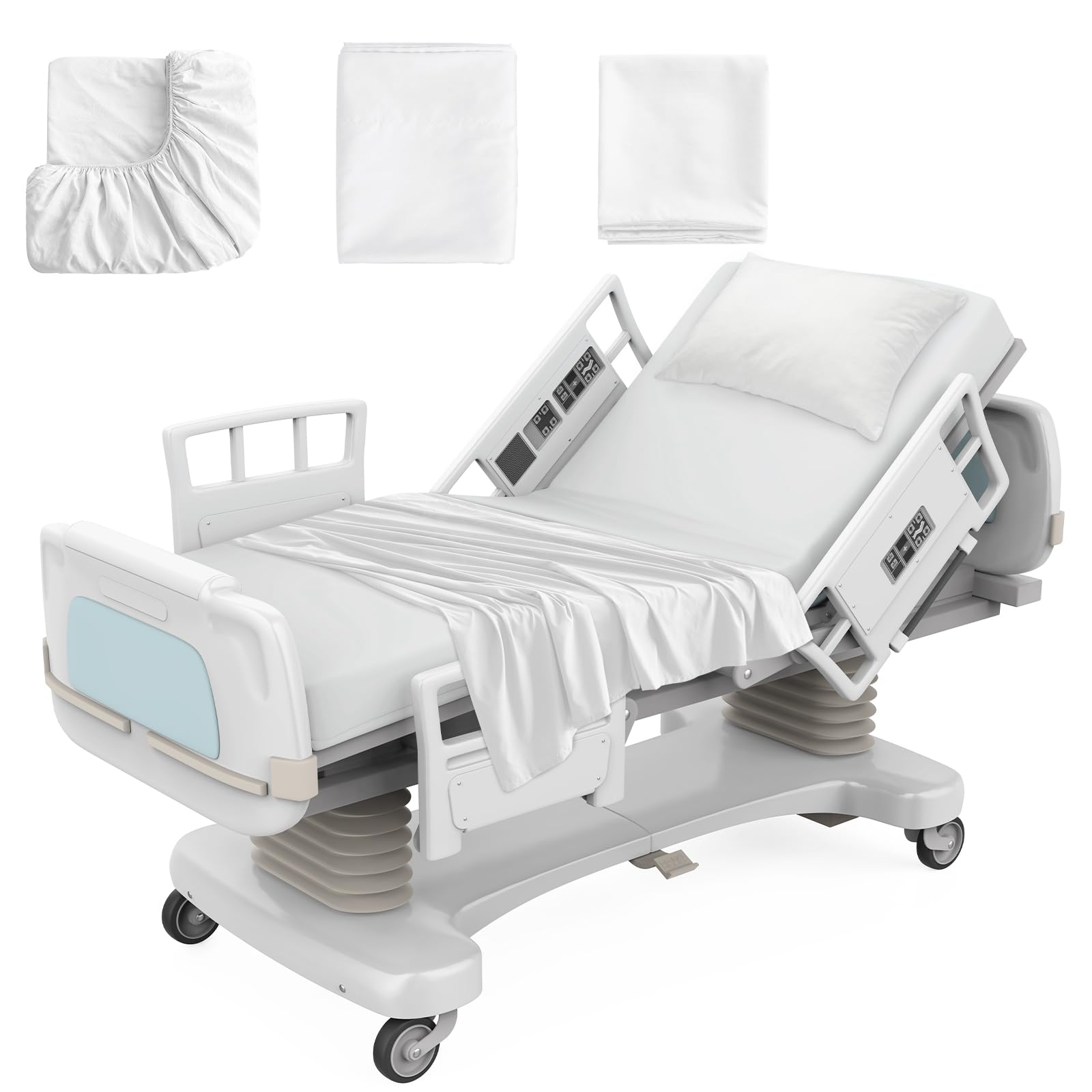 DMS PROTECTOR Hospital Bed Sheets Set for Home Use