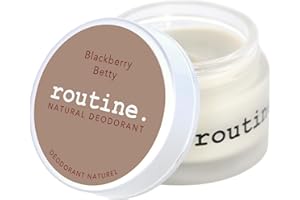 Routine Natural Deodorant|Blackberry Betty: Blackberry, Raspberry & Vanilla|Sensitive Skin Formula, Aluminum Free, Natural De