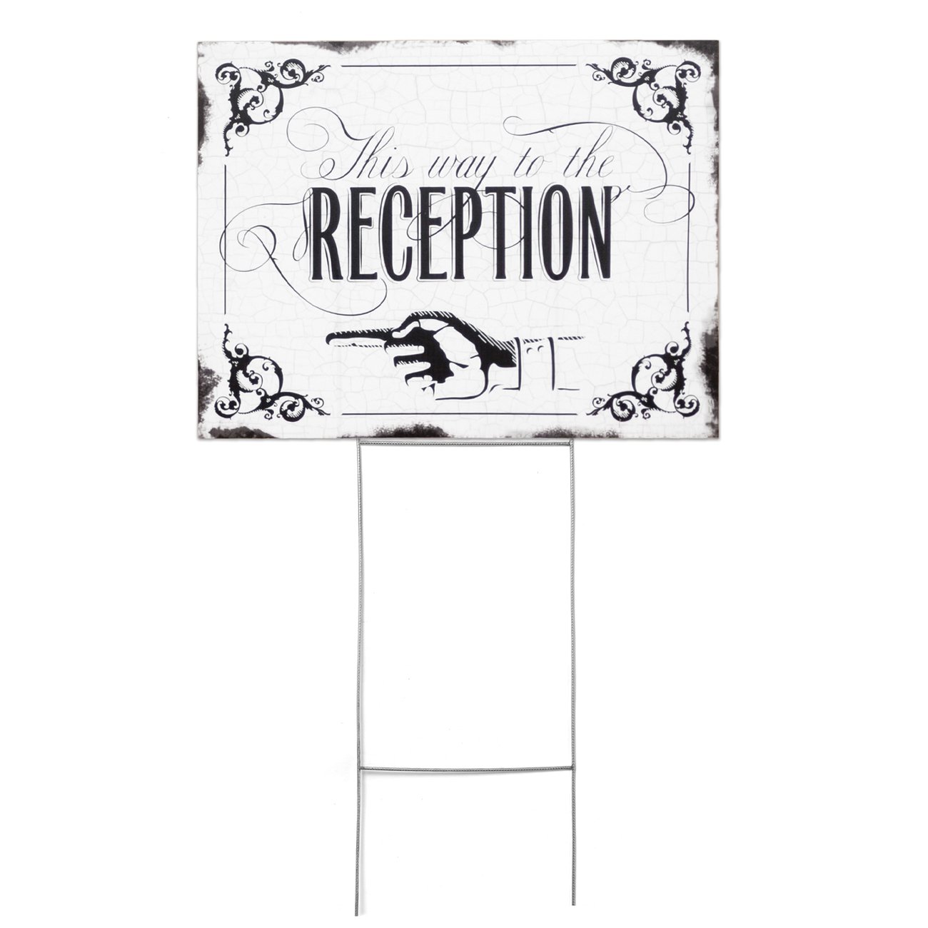 Hortense B. Hewitt 20781 This Way to The Reception Yard Sign