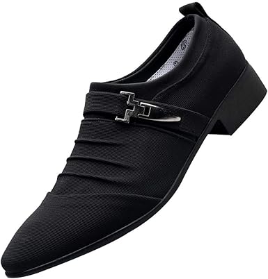 black athletic dress shoes