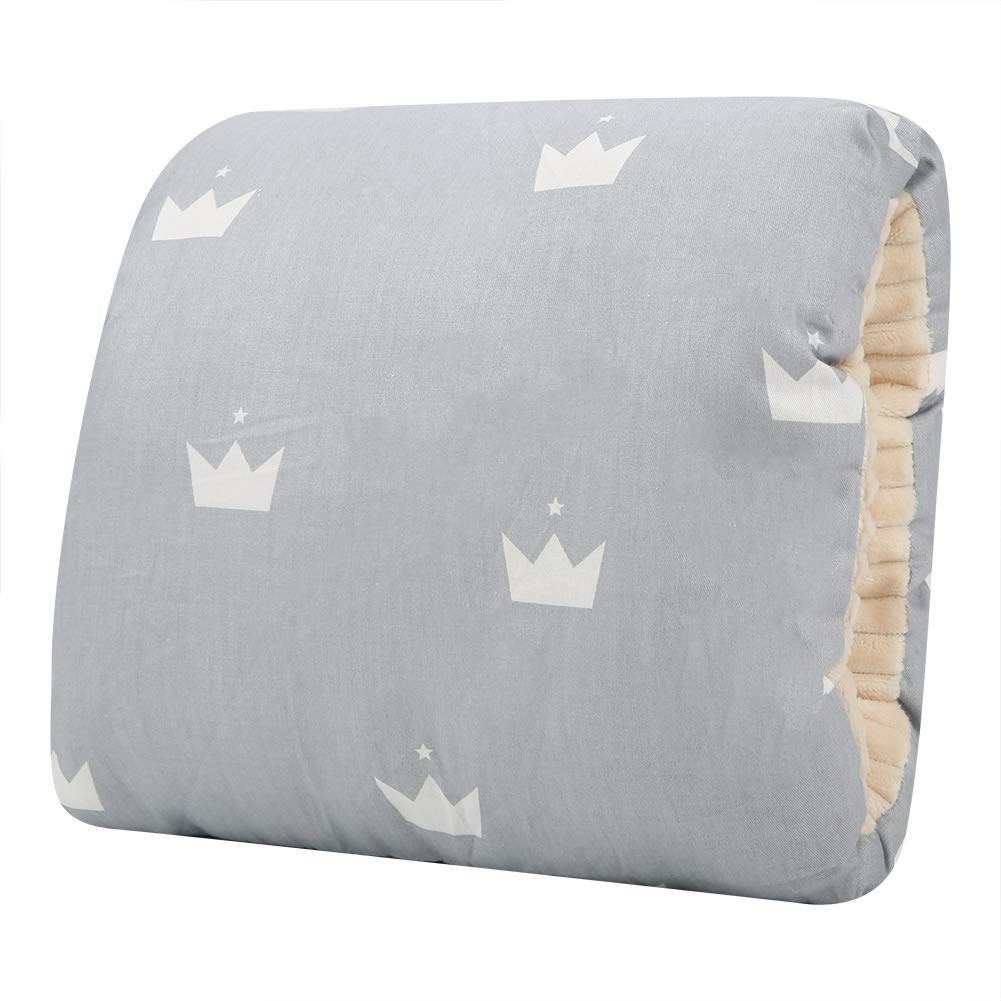 Shanrya Baby Nursing Pillow, Newborn Nursing Pillow Soft for Outdoor Use for Travel for Bottle Feeding for Breastfeeding(Grey crown)