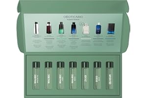 Malbec O Boticário Experience Men's Cologne Set, Perfect Starter Set for Him, Explore Men's Fragrances, Egeo, Quasar, Zaad, (7x 4mL Bottles)