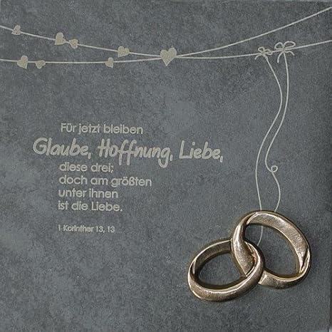 Junker Verlag Hochzeitsgeschenk Spruchrelief Deko