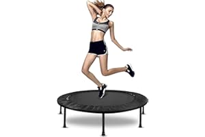 ANWICK Trampoline, Portable Foldable Trampoline in-Home Mini Rebounder, Exercise Trampoline for Adults, 40" Max Load 330lbs