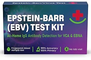 INSTESIO EBV Test Epstein Barr Test Kit in-Home | Quick Check for VCA & EBNA in 15-Minutes Reliable Result, Easy Self Testing at Home