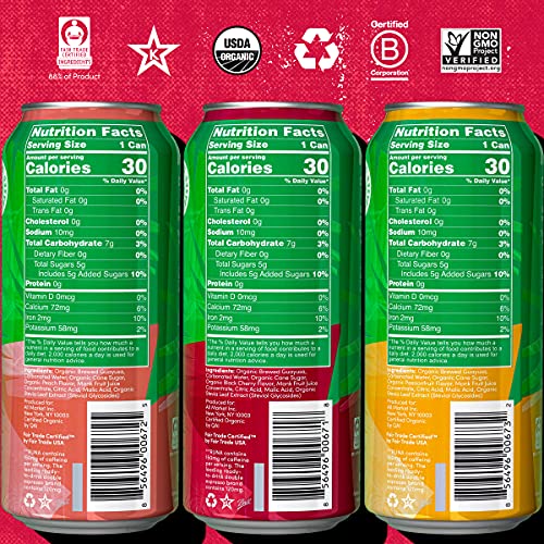 Organic Clean Energy Drink by RUNA BOLD Sampler Pack Organic Plant