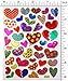 2000+Piece Rhinestone Stickers, Colorful 17 Sheets Bling Self Adhesive Crystal Diamond Gem Decals for Girls & Kids for Nail, Face, Body, Makeup & Reward Stickers