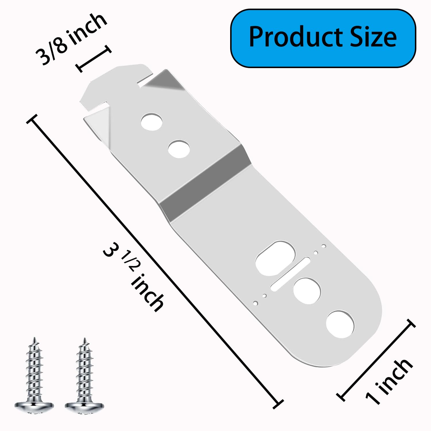 Dishwasher Mounting Bracket 619985 Compatible with Bosch Replaces 628371 AH3478789 EA347878 AP4538351 605007 00605007-2 Pack