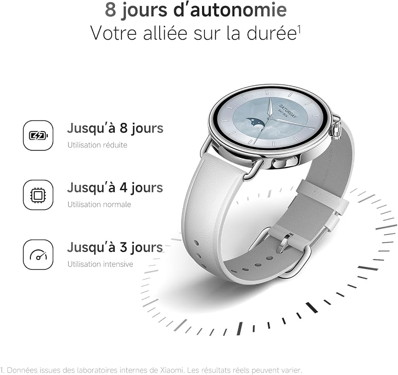 Watch S4 41 mm, Montre connectée 32 g, HyperOS 3, Sable — photo 4 sur 8