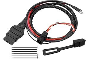 NTSUMI 4 Pin Truck Side Battery Cable Wiring Harness Replace 42014 Fit for Western SnowEx Fisher Blizzard Snow Plow, Truck Side Power Cable Set