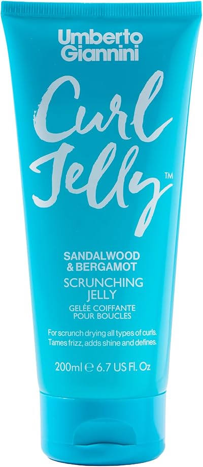 Umberto Giannini Bergamot & Sandalwood Curl Jelly 200ml, Lightweight Gel