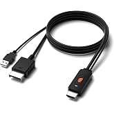 Arector HDMI Cable for PlayStation 2, PS2 to HDMI Adapter for HDTV HDMI Monitor, Supports All PS2 Display Modes