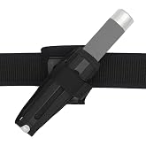 Dotacty Baton Holder 21" to 26" Telescopic/Expandable Baton Holster 360&deg; Rotatable Duty Belt Clip Universal Flashlight Case Carrier Nylon Carry Bag Sheath for Police LE Security Officer