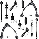 Detroit Axle - 12pc Front End Kit for GMC Chevy Silverado Sierra Suburban Yukon XL 1500 Tahoe Escalade ESV EXT 2 Upper Contro