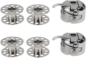 Briny River 2 Sets Sewing Machine Bobbin & Bobbin Case Set Compatible with Privileg Sewing Machines