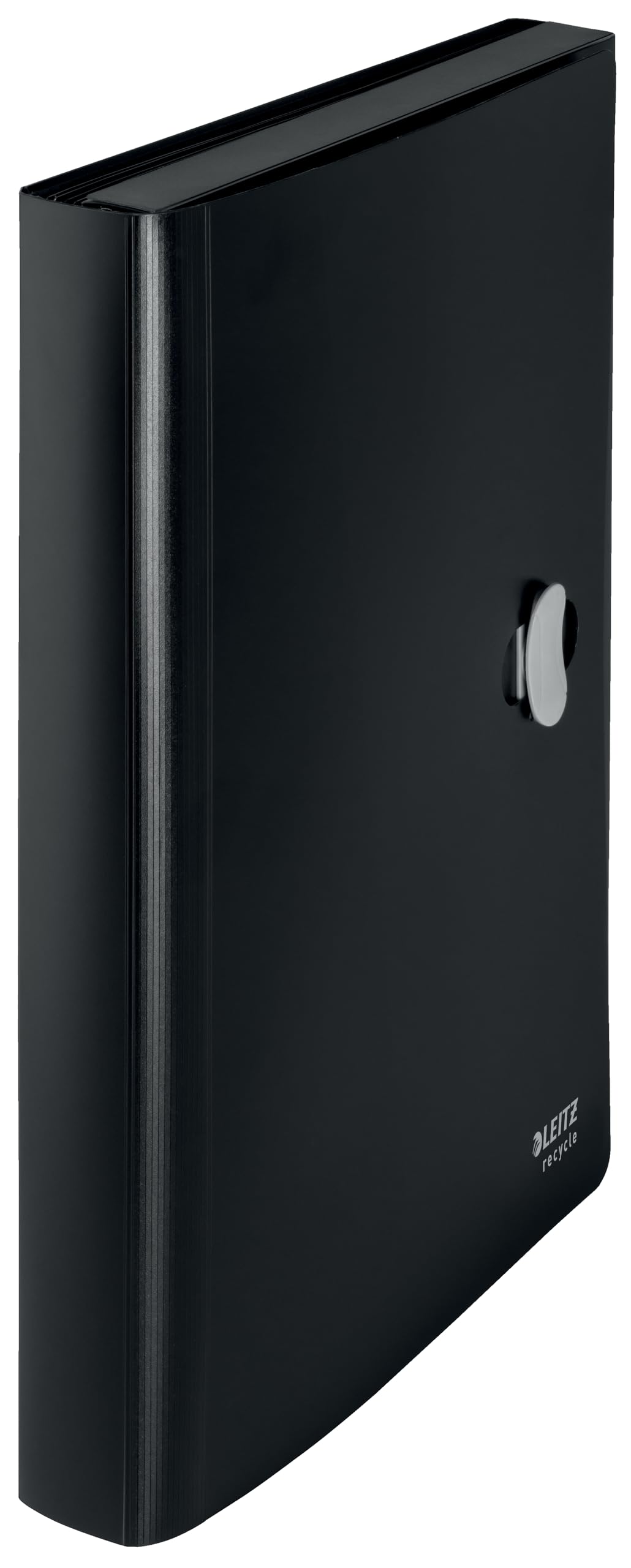 Leitz A4 Expanding Concertina File with 5 Compartments, 250 Sheet Capacity, 100% Recyclable, Opaque Plastic, Eco Friendly, Recycle Range, 46240095, Dark Blue