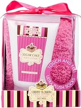 Invero 2 Piece Ladies Cherry Blossom Gift Set - Foot Lotion & Cosy Socks Pink view 7