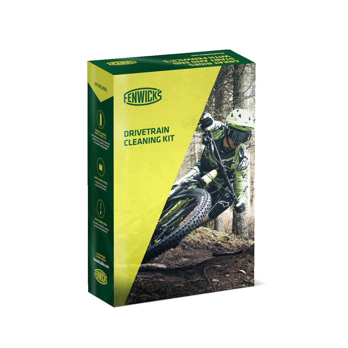 Fenwicks Bike Drive Train Cleaning Kit - Green