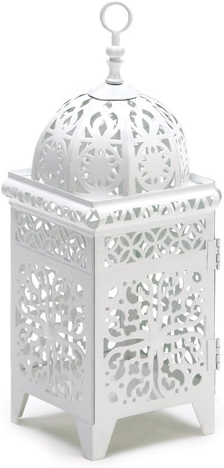 50 White Moroccan Candle Lantern Wedding Centerpieces