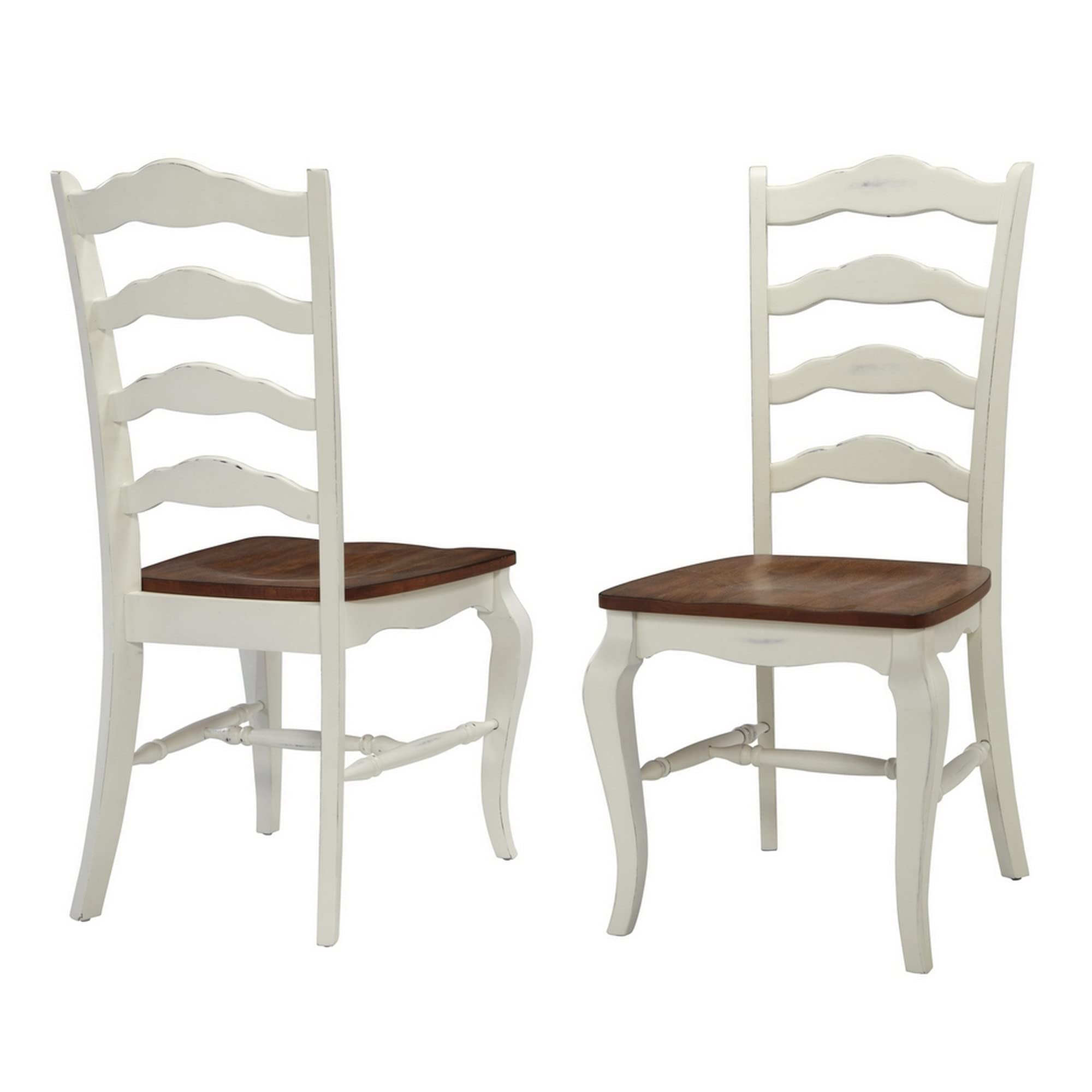 Photo 1 of ***** FOR PARTS ONLY/ NON-FUNCTIONAL/Scratches & Dirty***** Homestyles French Countryside Off-White Dining Chairs, Set of 2