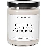 Scent of A Killer Bella Candle, Edward Cullen Candle, Bella Swan, Vampires, Celebrity Candle, Robert Pattinson Gift, Soy Wax Candle - 9oz