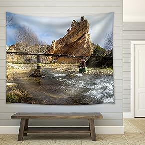 Scenic Landscape at Autol, Logrono, Castilla Y Leon, Spain - Fabric Wall Tapestry Home Decor - 51x60 inches