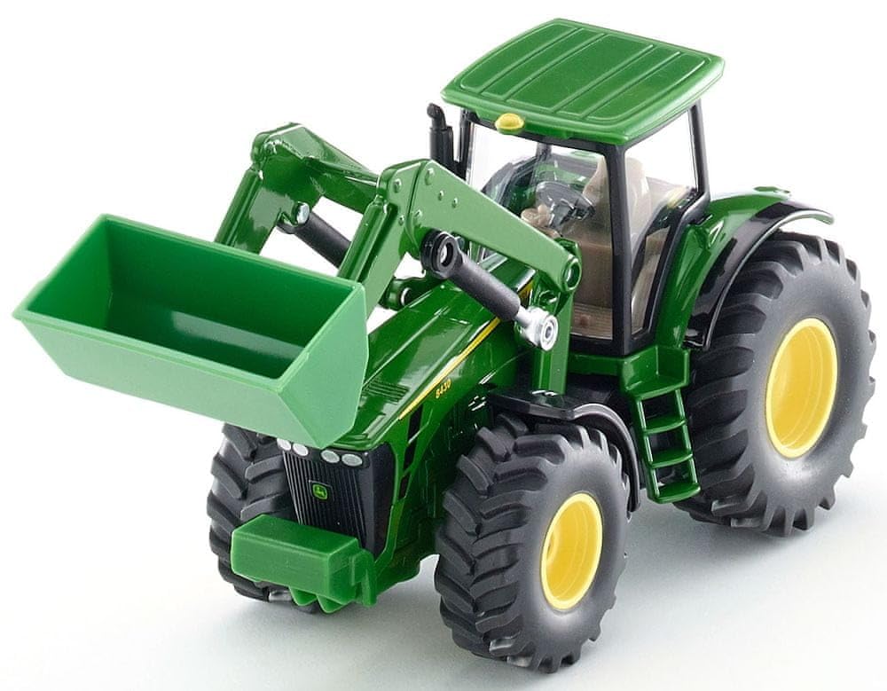 siku 1982, John Deere with Front Loader, 1:50, Metal,Plastic, Green, Multifunctional