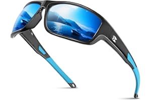 suoso Sports Polarized Sunglasses for Men: Women UV400 Protection Wrap Around Sun Glasses for Fishing Golf Running Driving