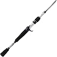 Abu Garcia Vengeance Casting Fishing Rod, 1-Piece Graphite Fishing Rod for Freshwater or Saltwater Fishing, Shock Absorbing Tip