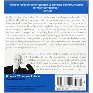 The E-Myth Revisited CD : Why Most Small Businesses Don't Work and What to do about it
