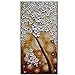 Asdam Art - (100% Hand Painted 3D)Oil Paintings On Canvas Modern Home Decor Wall Pictures for Living Room Bathroom Handmade Wall Art Framed Large Artwork (24x48 inch)