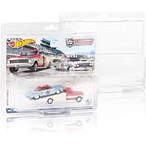 12 Pack Protector Cases for Hot Wheels Team Transport, 0.7mm Thick PET | Easy Assembly Clamshell Enclosure, Waterproof, Clear Display &amp; Storage, Blister Protective Covers