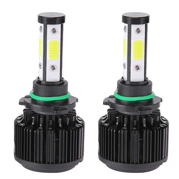 Amazon.com: 1Pair Universal Head Lamp Bulb 6500K 5000LM 9006 LED COB