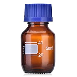 Kestun 10 Packs Reagent Media Storage Bottles, 50ml