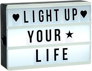 LED Leuchtkasten LIGHT BOX mit 60 Buchstaben und Symbolen