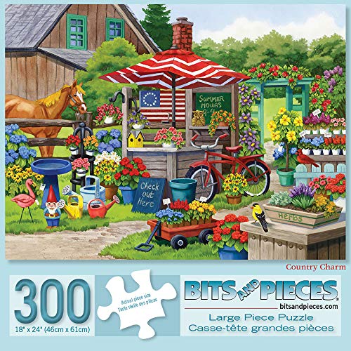 Bits and Pieces Value Set of Two (2) 300 Piece Jigsaw Puzzles for