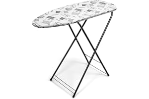 Duwee 13"×35" Ironing Board Small with Heat Resistant Cover,Folding Compact Ironing Board,Light Weight,Easy to Storage