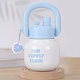 Water Bottle 20oz Insulated Water Bottles with Straw for School Sports Travel Coffee Mug Toddler Cup Suitable for Hot and Cold Blue