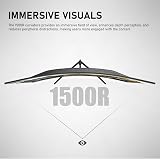 Gawfolk 32 Inch 4K UHD Curved Monitor 1500R 100% sRGB DisplayPort HDMI view 3