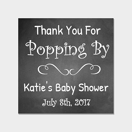 personalized stickers for baby shower favors