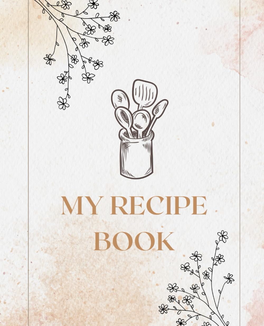 Recipe Journal, Blank Book Diary For Own Recipes, Baking Log, Recipe Planner