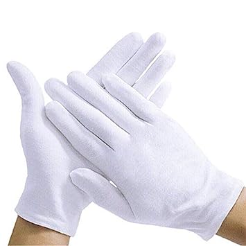 Resultat d'imatges de guantes blancos algodon al por mayor