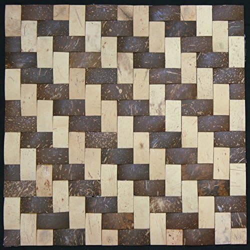 Legion Furniture MS-COCONUT04 Coconut Tile, Cream/Walnut