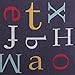 The Washable and Squashable Travel High Chair in Alphabet Soup