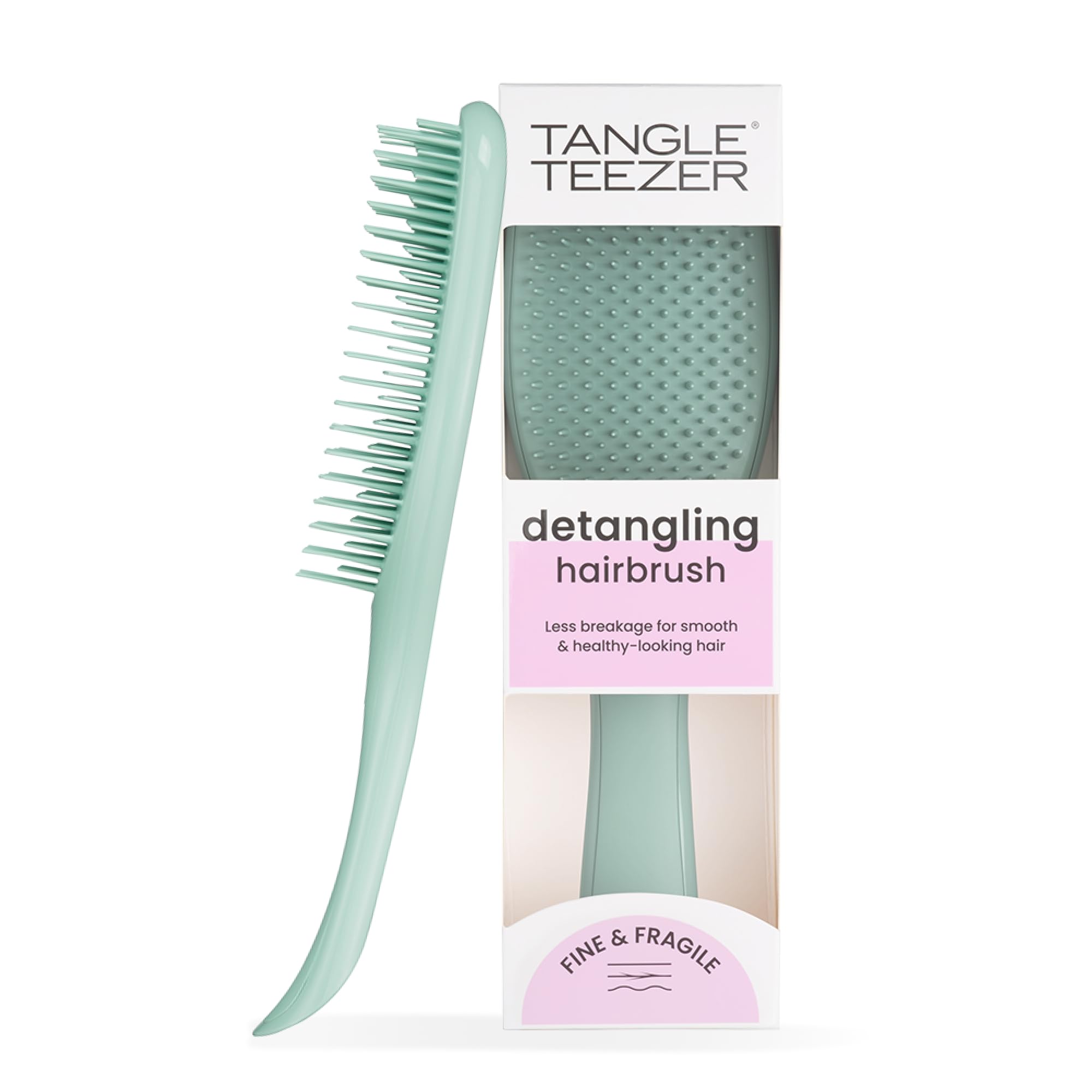 Tangle Teezer Large Ultimate Detangler Hairbrush - For Wet & Dry Hair - Detangling Brush for Thick, Curly & Long Hair - Two-Tiered Teeth Reduce Breakage & Eliminate Knots - Large Paddle - Marine Teal