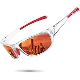 Ofwin Sports Polarized Sunglasses for Men Women Wrap Around Sun Glasses Fishing Cycling Driving Running UV Protection